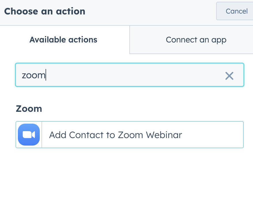 HubSpot Integrations How to integrate Zoom webinar and HubSpot